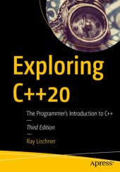 book Exploring C++20: The Programmer's Introduction to C++