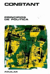 book Principios de política aplicables a todos los gobiernos representativos