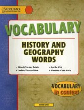 book Vocabulary: History and Geography Words