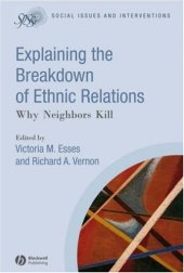 book Explaining the Breakdown of Ethnic Relations