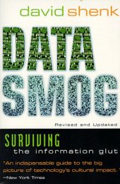 book Data Smog: Surviving the Information Glut