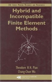 book Hybrid and Incompatible Finite Element Methods