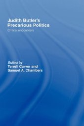 book Judith Butler's Precarious Politics: Critical Encounters