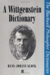 book A Wittgenstein Dictionary