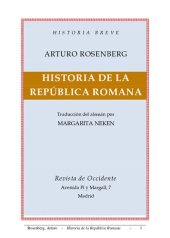 book Historia de la República Romana