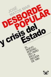 book Desborde popular y crisis del Estado