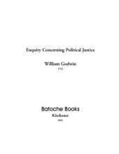 book Enquiry concerning political justice