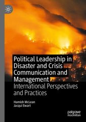 book Political Leadership in Disaster and Crisis Communication and Management: International Perspectives and Practices