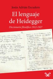 book El lenguaje de Heidegger