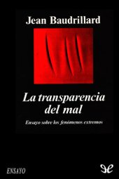 book La transparencia del mal