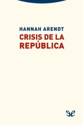 book Crisis de la República