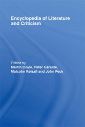 book Encyclopedia of Literature and Criticism