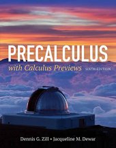 book Precalculus with Calculus Previews