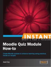 book Instant Moodle Quiz Module How-to