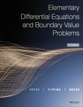 book Elementary Differential Equations and Boundary Value Problems