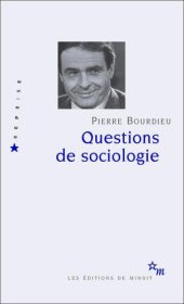 book Questions de sociologie