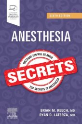 book Anesthesia Secrets