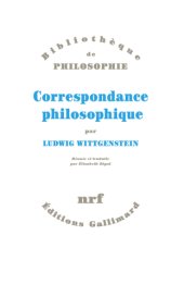 book Correspondance philosophique