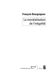 book La mondialisation de l'inégalité