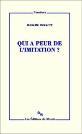 book Qui a peur de l'imitation?