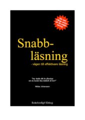 book Snabbläsning - vägen till effektivare läsning