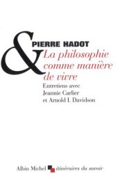 book La Philosophie comme manière de vivre (Hors collection)