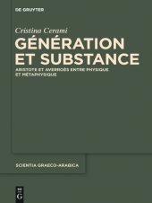 book Génération et Substance: Aristote et Averroès entre physique et métaphysique