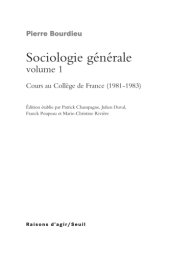 book Sociologie générale vol. 1