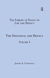 book The Individual And Privacy