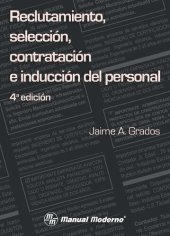 book Reclutamiento : selección, contratación e inducción del personal