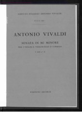 book Sonata in mi minore. T. 383