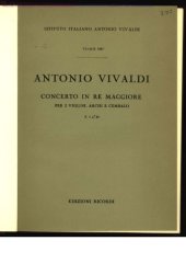 book Concerto in re maggiore. T. 108