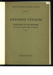book Concerto in re minore. T. 197