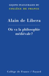 book Où va la philosophie médiévale?