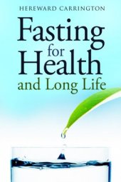 book Fasting For Health and Long Life