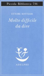 book Molto difficile da dire