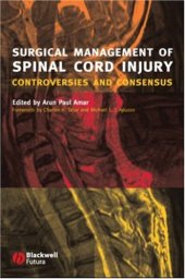 book Surgical Management of Spinal Cord Injury: Controversies and Consensus