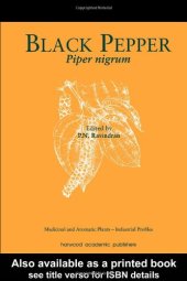 book Black Pepper, Piper Nigram: Piper nigrum