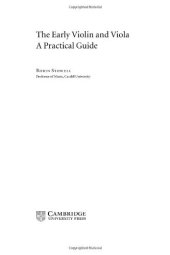 book The Early Violin and Viola: A Practical Guide