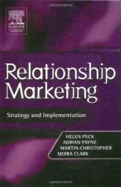 book Relationship Marketing: Strategy and Implementation