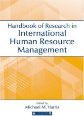 book Handbook of Research in International Human Resource Management