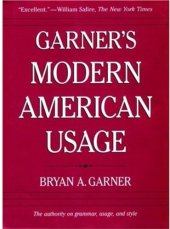 book Garner's Modern American Usage