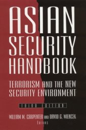 book Asian Security Handbook: Terrorism And The New Security Environment