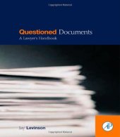 book Questioned Documents: A Lawyer's Handbook