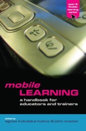 book Mobile Learning: A Handbook for Educators and Trainers