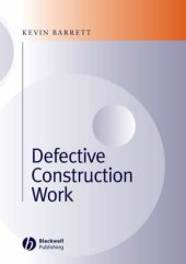 book Defective Construction Work