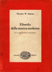 book Filosofia della musica moderna