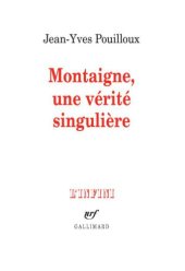 book Montaigne, une vérité singulière