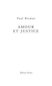 book Amour et justice