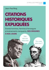 book Citations historiques expliquées